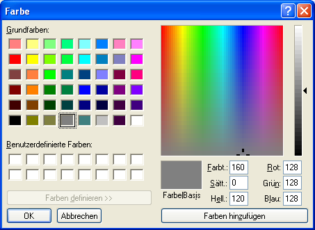 Define Fill Color